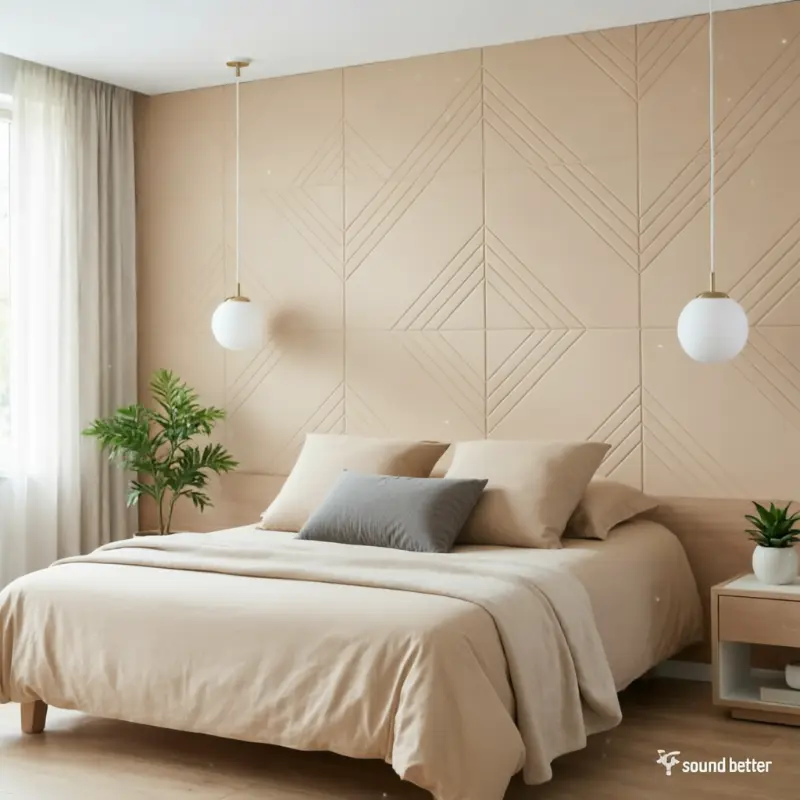 Bảng âm thanh FELT chạm khắc hình kim cương